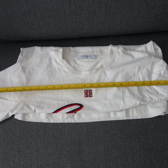 GIVENCHY PARIS Size XXL White T-Shirt 100% Cotton - Picture 6 of 9